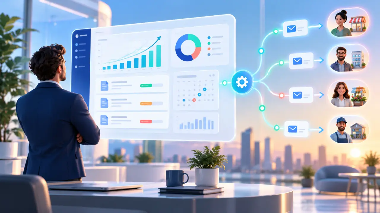 Tableau de bord StapleBook affichant le suivi des factures et des relances clients