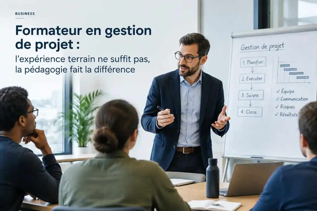 Formateur en gestion de projet : l’expérience terrain ne suffit pas, la pédagogie fait la différence