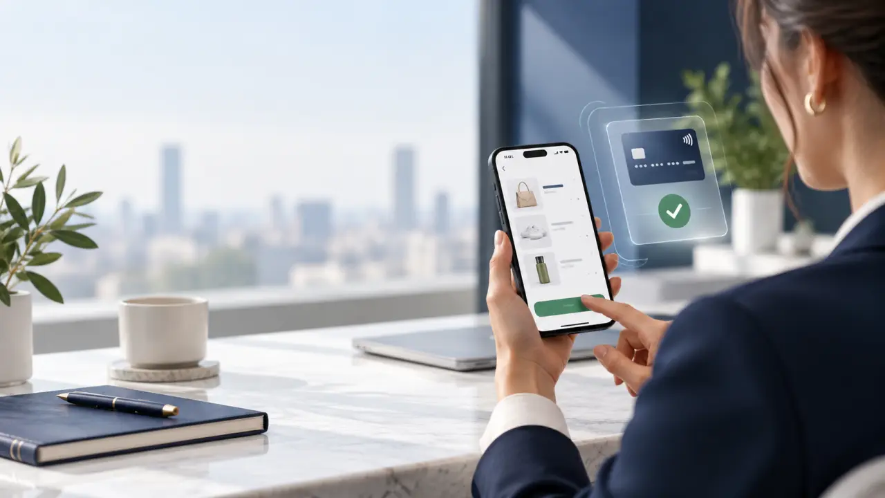 M-commerce mobile : un panier facile à remplir, un paiement sans friction